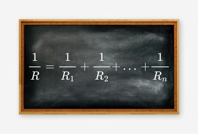 Сопротивление при параллельном соединении проводников