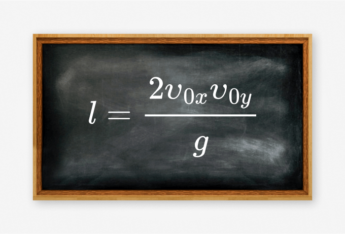 Дальность полёта тела, брошенного под углом к горизонту