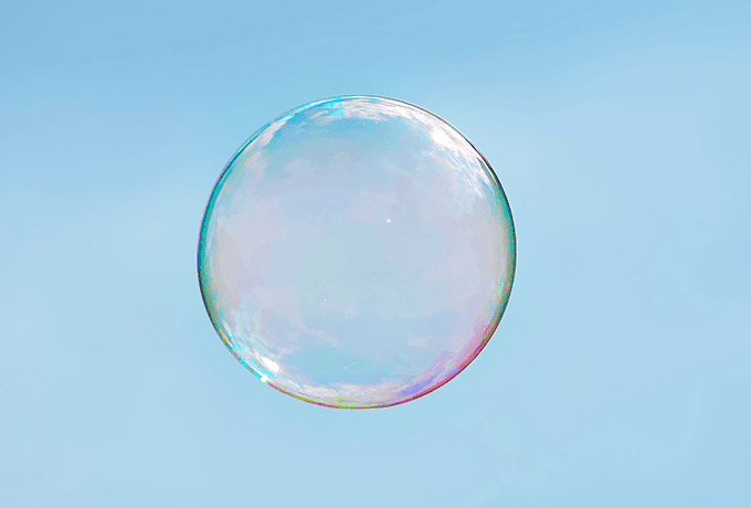 Парадоксы атмосферного давления. Опыт с мыльным пузырём